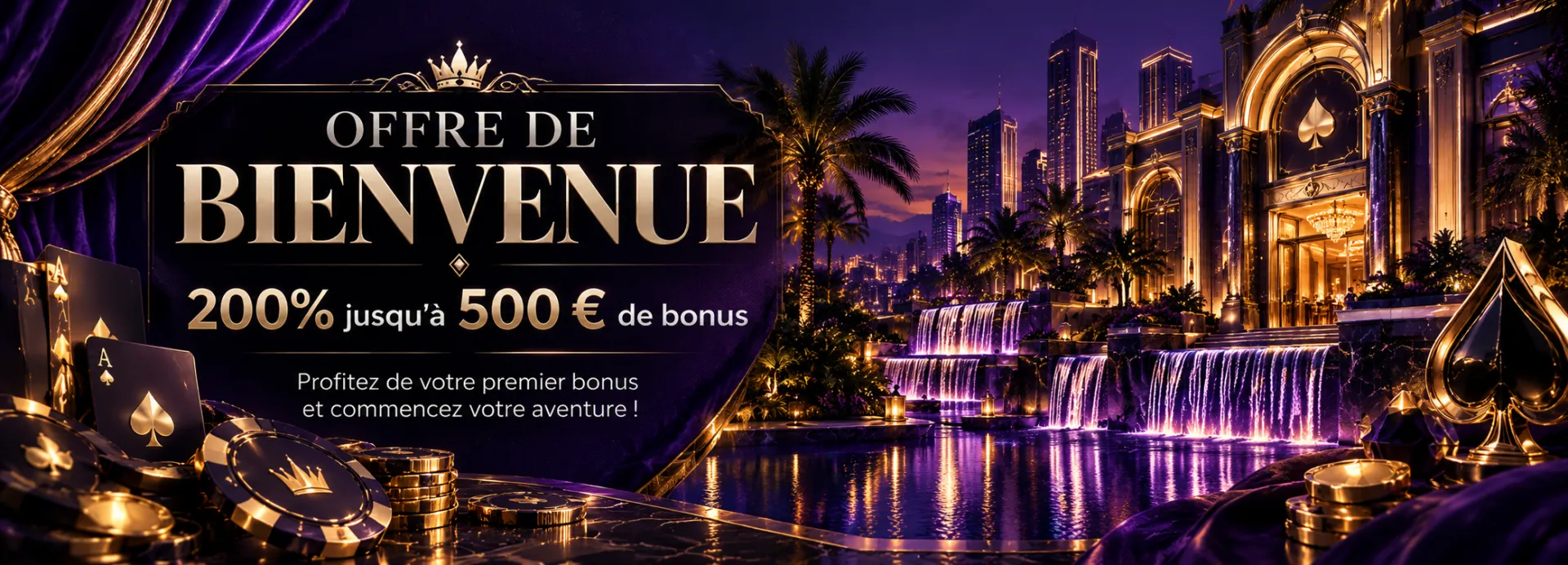 bonus bienvenue casino